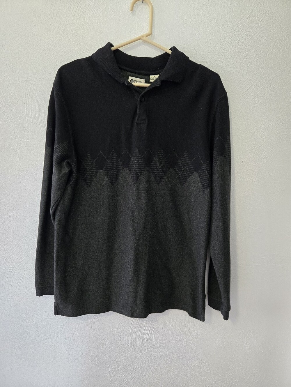 Haggar Long Sleeve Polo Shirt